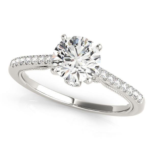 Single Row New Bridal Engagement Rings
