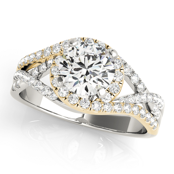 Split-Shank Bypass Engagement Ring