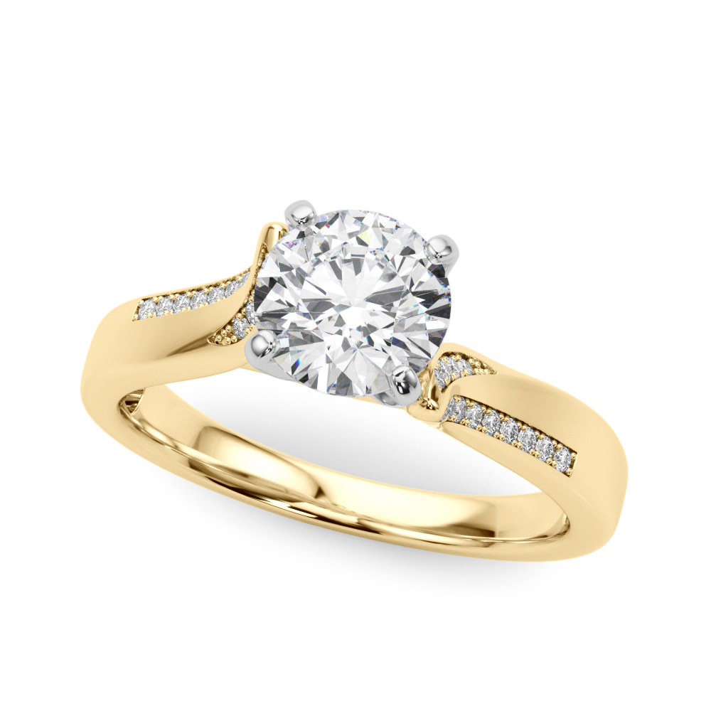 Solitaire Cathedral Engagement Rings
