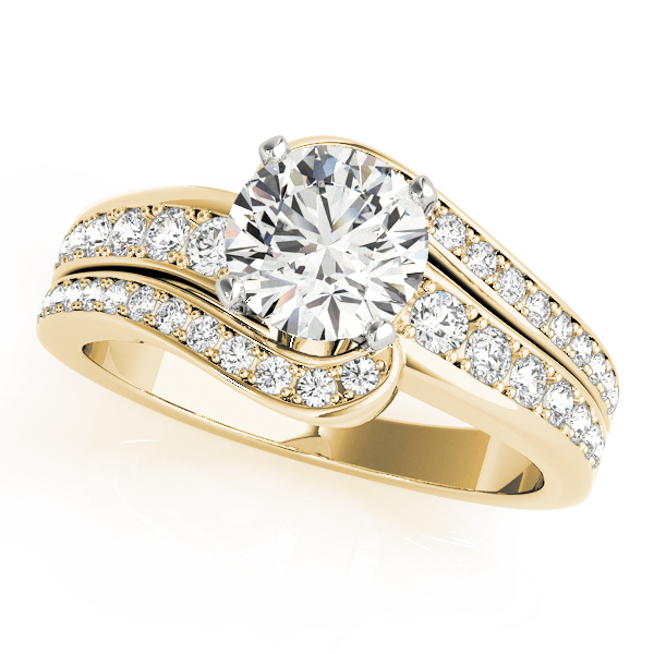 Bypass Multirow Engagement Ring