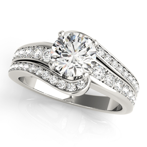 Bypass Multirow Engagement Ring