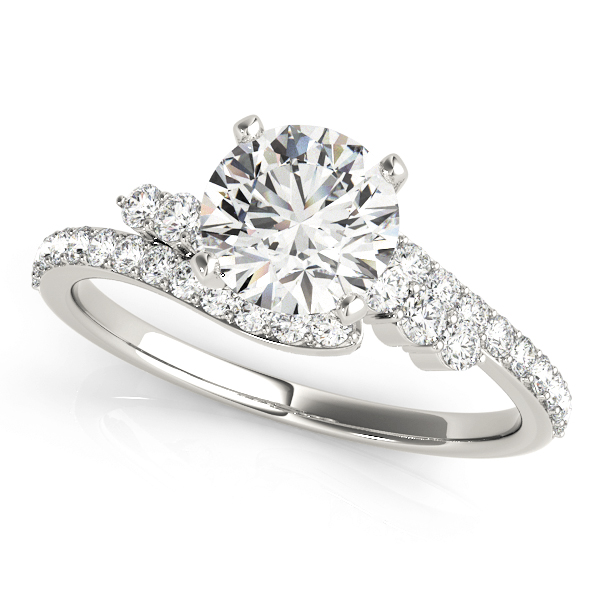 Bypass Prong Set Engagement Ring