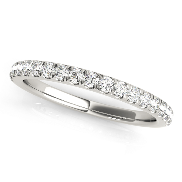 Split Prong Wedding Band