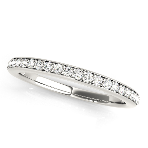 Prong In Channel Wedding Band