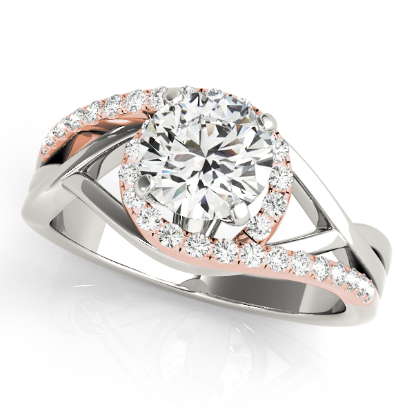 Bypass Halo Engagement Ring