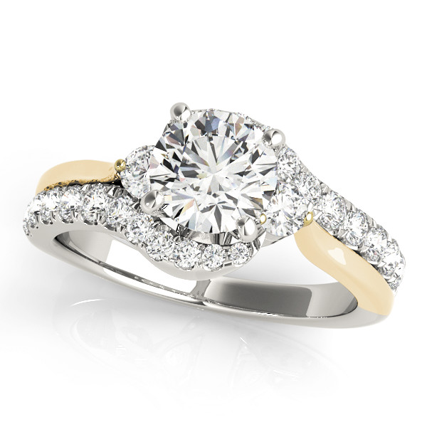 Bypass Halo Engagement Ring