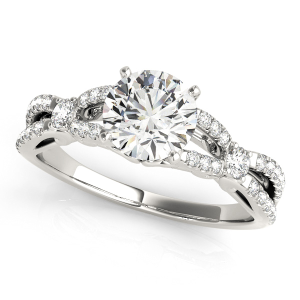 Split Shank Engagement Ring