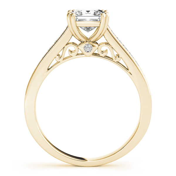The Felicity Channel-Set Engagement Ring, side view