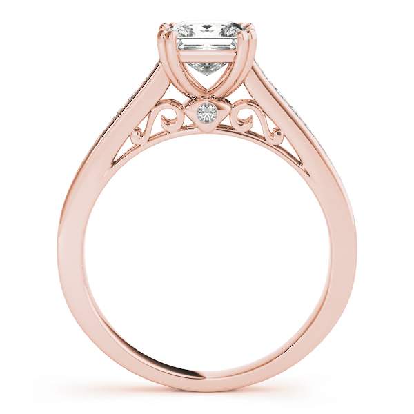 The Felicity Channel-Set Engagement Ring, side view