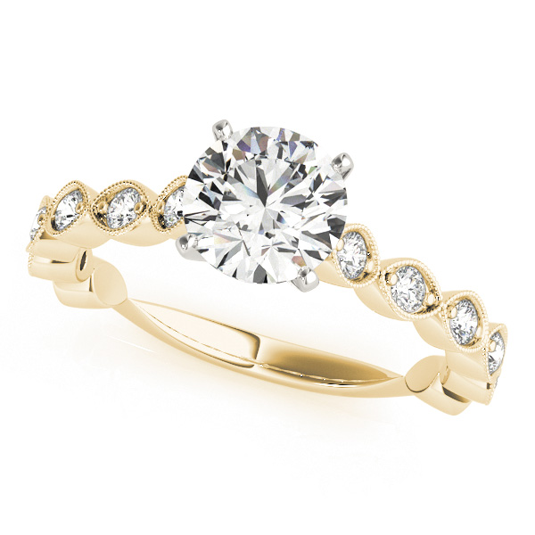 Vintage-Inspired Milgrain Engagement Ring