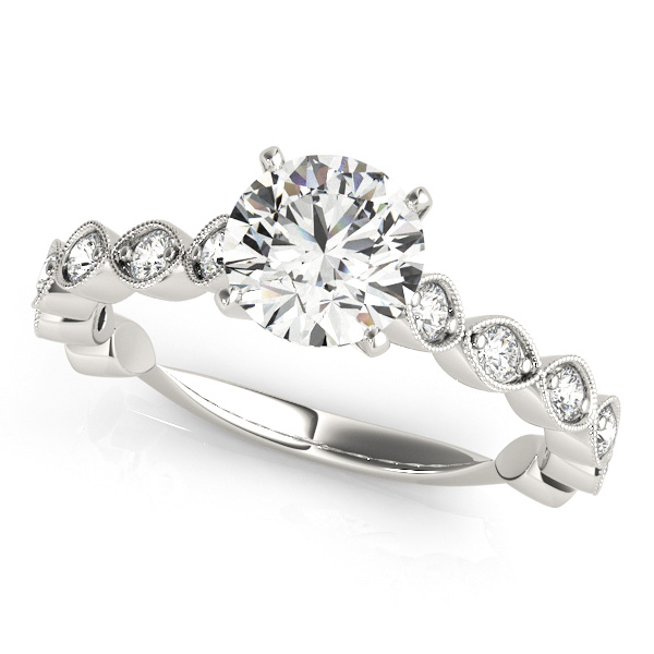 Vintage-Inspired Milgrain Engagement Ring