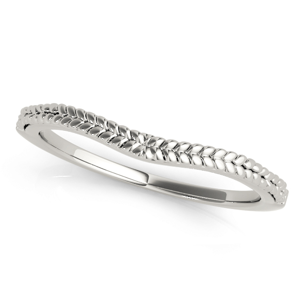 Stackable Curved Wedding Band