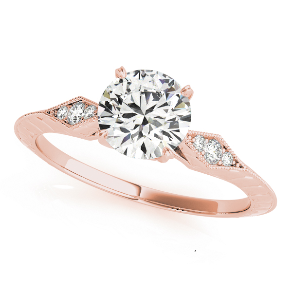 The Marlowe Solitaire Engagement Ring, front view