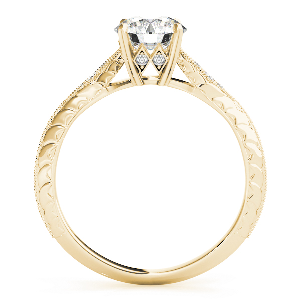 The Marlowe Solitaire Engagement Ring, side view
