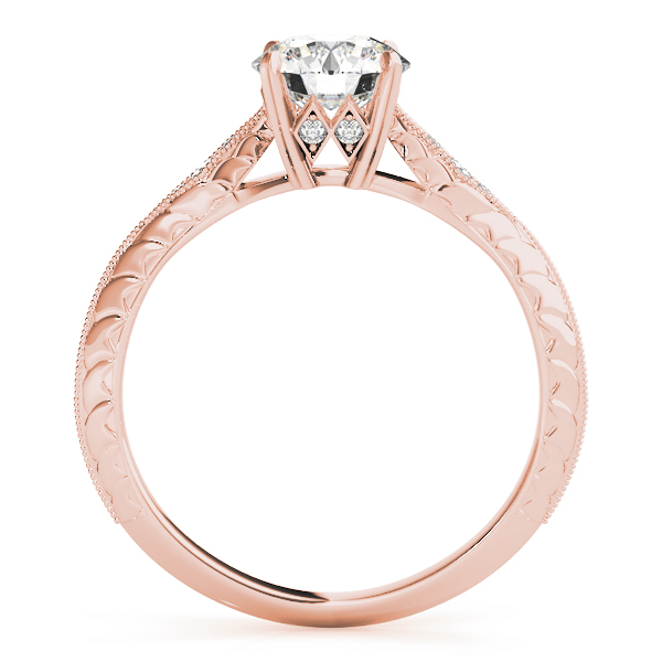The Marlowe Solitaire Engagement Ring, side view