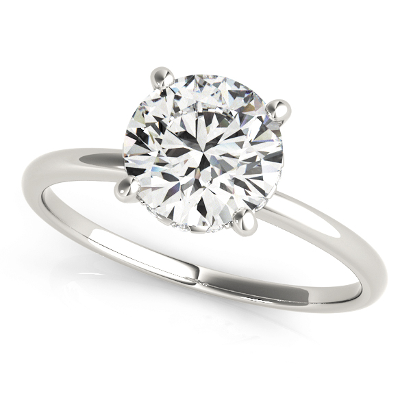 Round Solitaire Engagement Ring