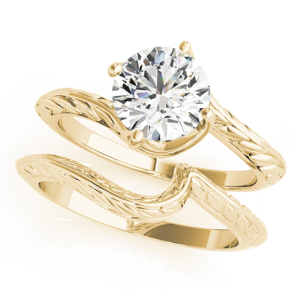 The Tessa Solitaire Engagement Ring, set view
