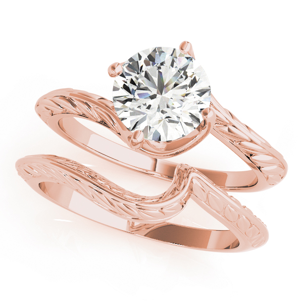 The Tessa Solitaire Engagement Ring, set view