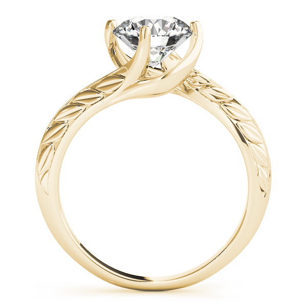 The Tessa Solitaire Engagement Ring, side view