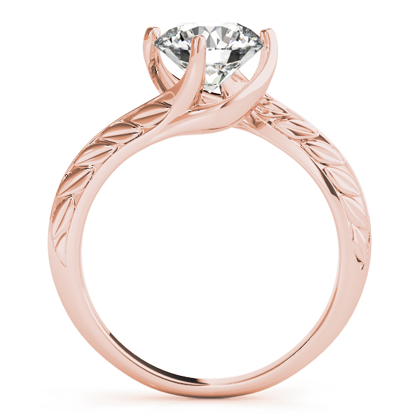 The Tessa Solitaire Engagement Ring, side view