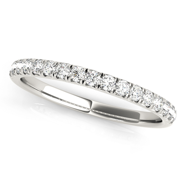 Split Prong Wedding Band