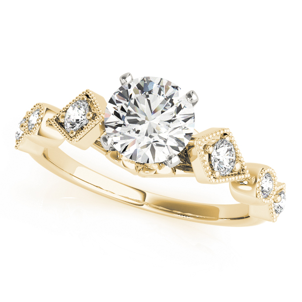 Vintage Milgrain Engagement Rings