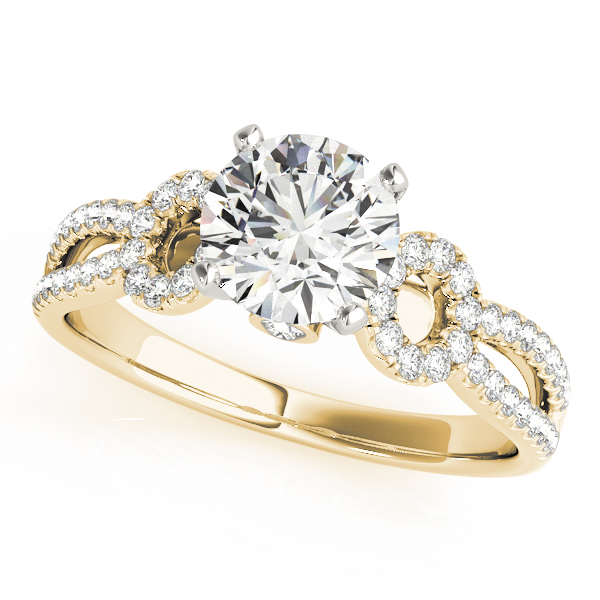Multirow Split Shank Engagement Rings