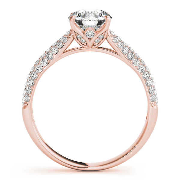 The Brooke Multi-Row Engagement Ring, side view