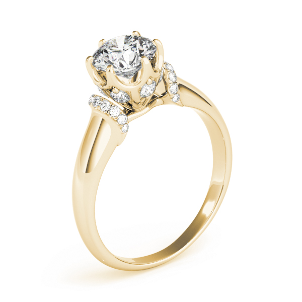 The Catherine Solitaire Engagement Ring, angled view