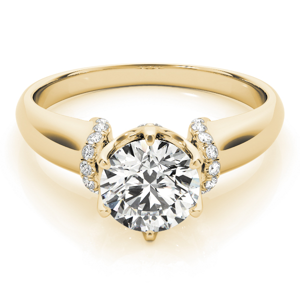 The Catherine Solitaire Engagement Ring, set view