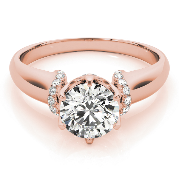 The Catherine Solitaire Engagement Ring, set view