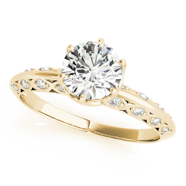 The Lucy Solitaire Engagement Ring, front view