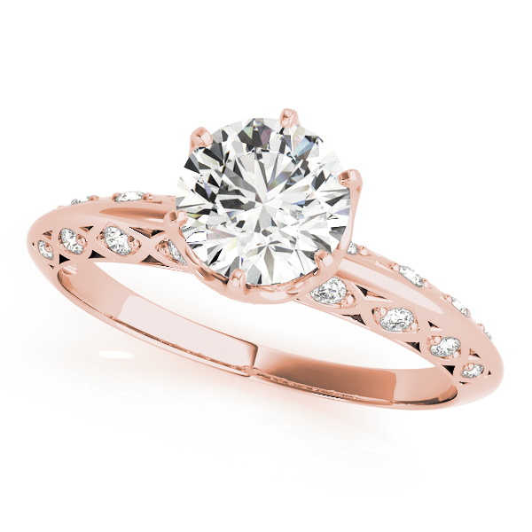 The Lucy Solitaire Engagement Ring, front view