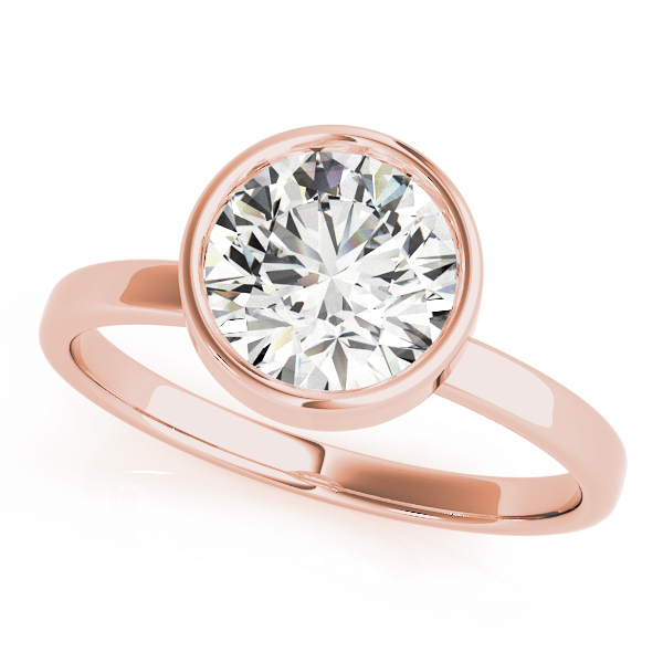 The Georgia Solitaire Engagement Ring, front view