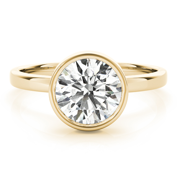 The Georgia Solitaire Engagement Ring, angled view