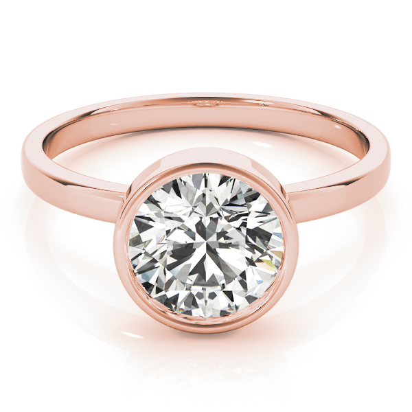 The Georgia Solitaire Engagement Ring, set view