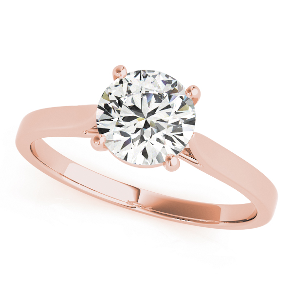 Solitaire Cathedral Engagement Ring