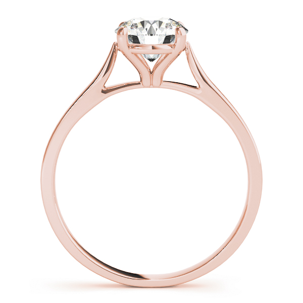 The Ivy Solitaire Engagement Ring, side view