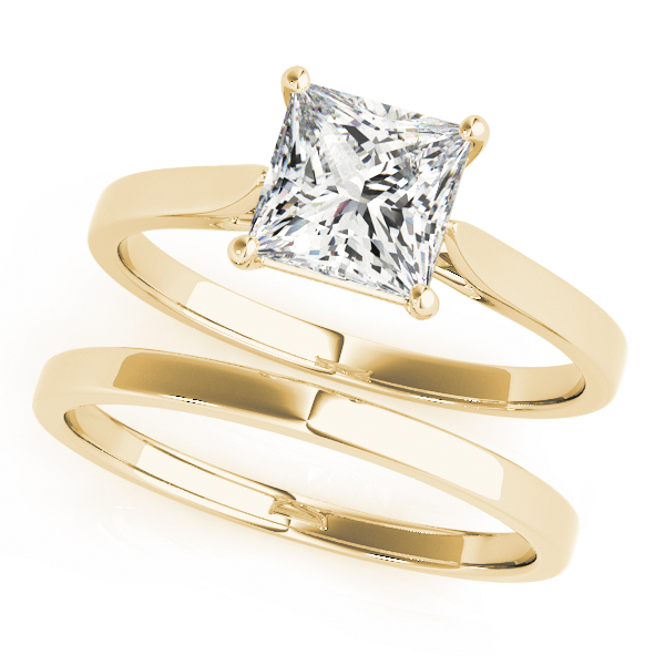 The Noelle Solitaire Engagement Ring, set view