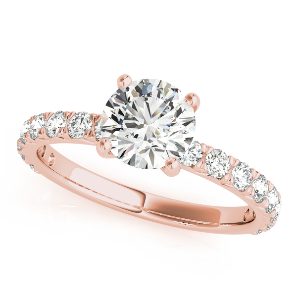 The Renata Solitaire Engagement Ring, front view