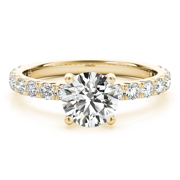 The Renata Solitaire Engagement Ring, angled view