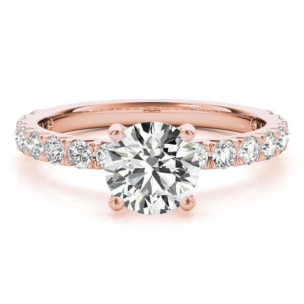 The Renata Solitaire Engagement Ring, angled view
