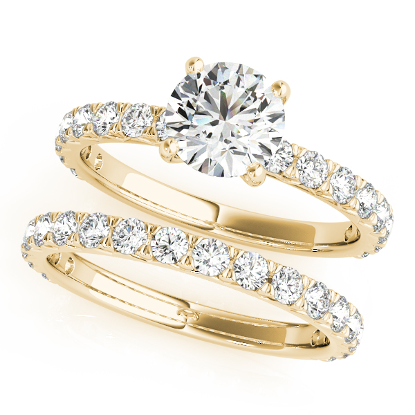 The Renata Solitaire Engagement Ring, set view
