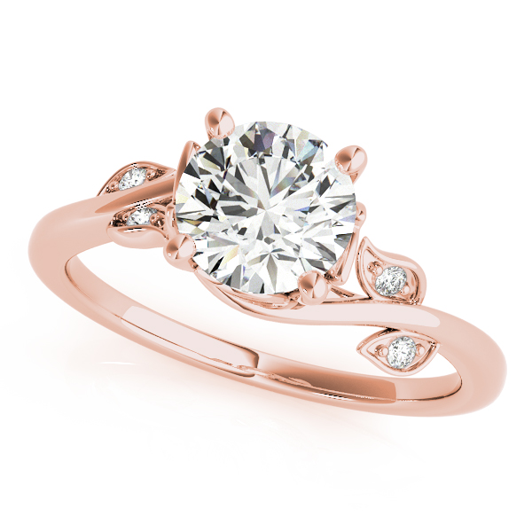 The Coralie Solitaire Engagement Ring, front view