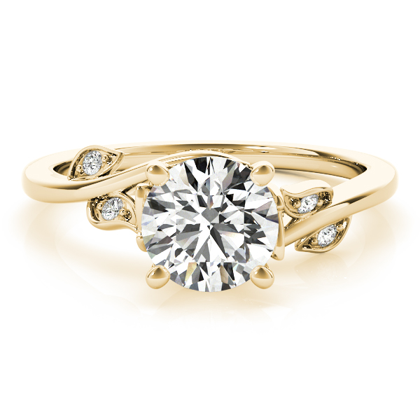 The Coralie Solitaire Engagement Ring, angled view
