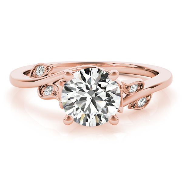 The Coralie Solitaire Engagement Ring, angled view