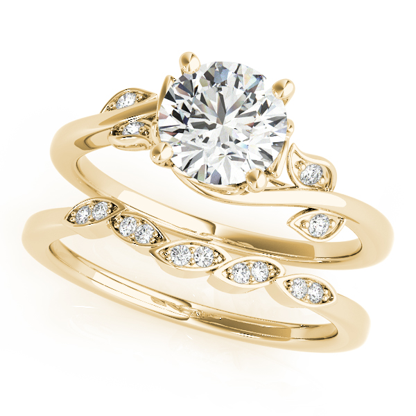 The Coralie Solitaire Engagement Ring, set view