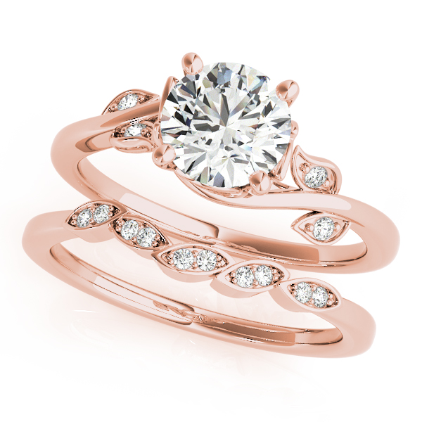 The Coralie Solitaire Engagement Ring, set view