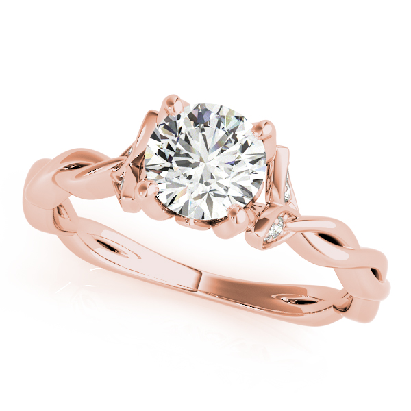 The Celeste Solitaire Engagement Ring, front view