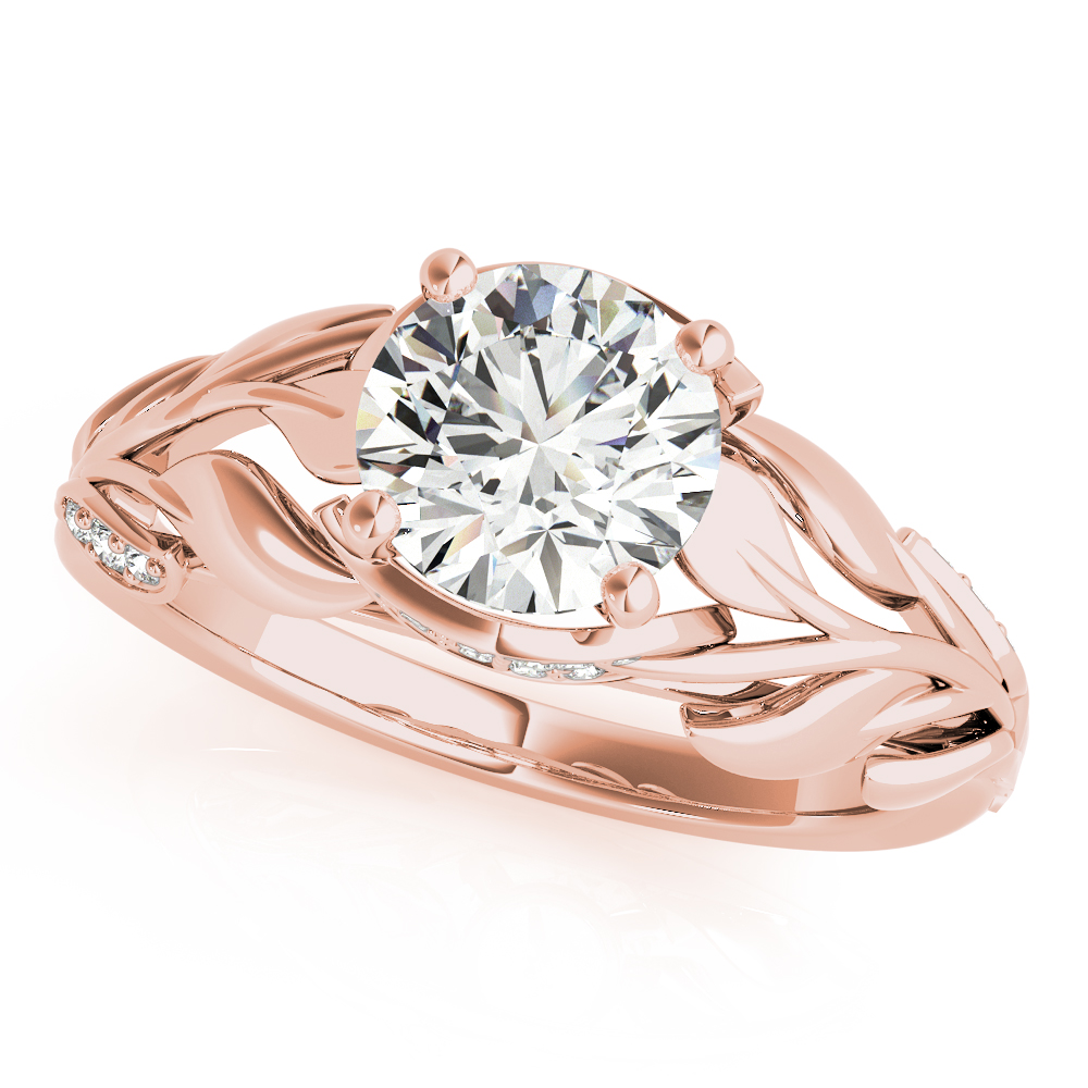 The Eliana Solitaire Engagement Ring, front view